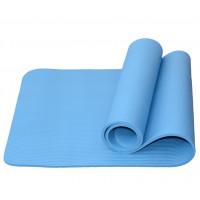 Коврик для йоги и фитнеса Atemi AYM05BE, NBR, 183x61x1,0 см, голубой