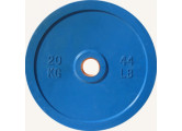 Диск обрезиненный 20кг Johns DR71025 - 20С синий