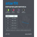 Перчатки для фитнеса Star Fit WG-103, черный/фиолетовый 75_75