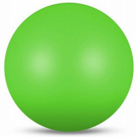 Мяч для художественной гимнастики металлик d15 см Indigo IN315 салатовый