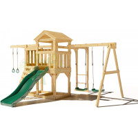 Детская площадка Лес Чудес Стандарт 5 с рукоходом и балконом и горкой 1,75м ЛЧ-СТ-5