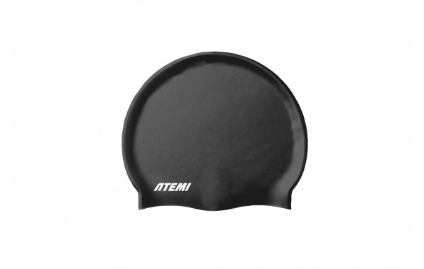 Шапочка для плавания Atemi Big silicone Cap Deep black TBSCL1BK черный 600_380
