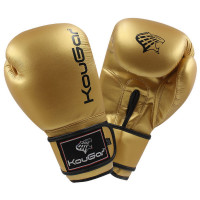 Боксерские перчатки Kougar KO600-10, 10oz, золото
