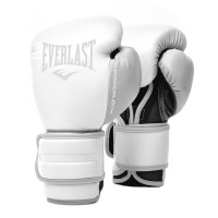 Боксерские перчатки тренировочные Everlast Powerlock PU 2 10oz бел. P00002288
