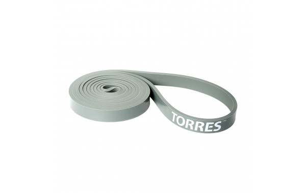 Эспандер Torres латексная петля, сопротивление 25 кг, 208см, шир.1,7 см AL0047 серый 600_380