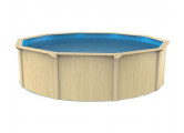 Морозоустойчивый бассейн круглый 460x130см Poolmagic Wood Premium