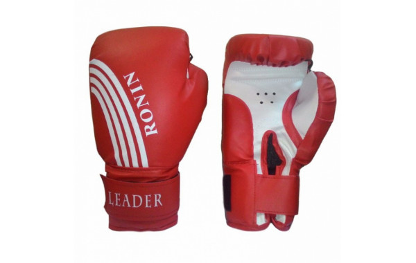 Боксерские перчатки Ronin Leader красный 10 oz 600_380