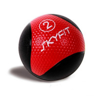 Медицинский мяч 2 кг SkyFit SF-MB2k черный-красный