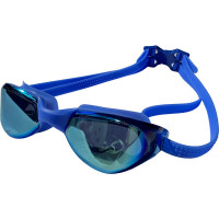 Очки для плавания Sportex взрослые, зеркальные E33119-1 синий
