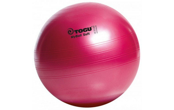 Гимнастический мяч d55 см TOGU ABS Powerball 406557\PI-55-00 розовый 600_380