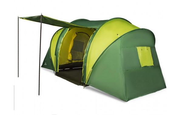 Палатка четырехместная Greenwood Halt 4 зеленый\лайм 600_380