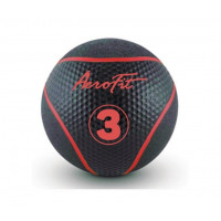 Набивной мяч 3 кгAerofit AFMB3 черный\ красные полоски