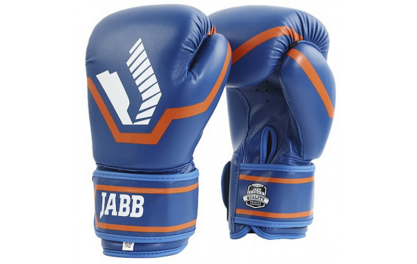 Боксерские перчатки Jabb JE-2015/Basic 25 синий 10oz 600_380