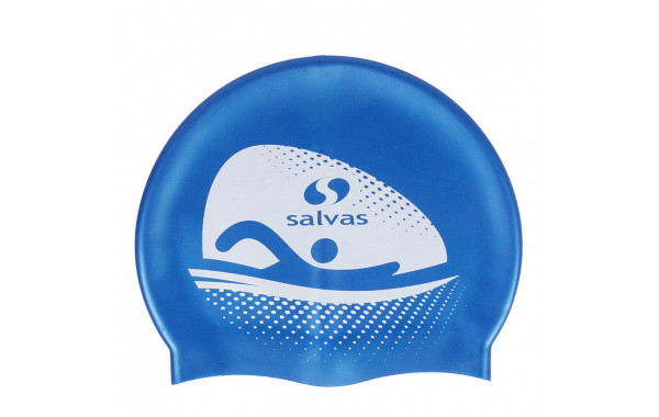 Шапочка для плавания Salvas Cap FA065/B, синий 600_380