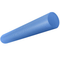 Ролик для йоги полумягкий Профи 90x15см Sportex ЭВА E39106-1 синий