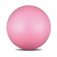 Мяч для художественной гимнастики металлик d15 см Indigo IN315 розовый
