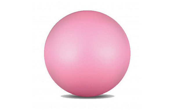 Мяч для художественной гимнастики металлик d15 см Indigo IN315 розовый 600_380