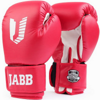 Перчатки боксерские (иск.кожа) 10ун Jabb JE-4068/Basic Star красный