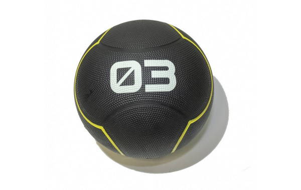Мяч тренировочный Original Fit.Tools 3 кг FT-UBMB-3 черный 600_380
