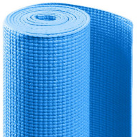 Коврик для йоги Sportex PVC, 173x61x0,4 см (синий) HKEM112-04-BLUE