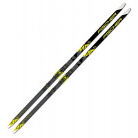 Лыжи беговые Fischer LS Skаte IFP Xtra Stiff Wax (черно/желтый) N77619