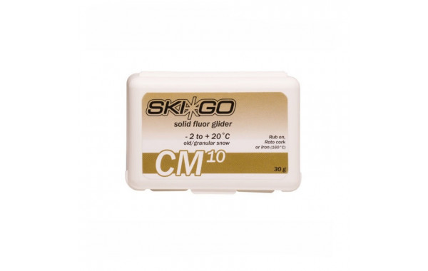 Ускоритель Skigo CM10 Gold (ускор. для стар. крупнозерн. снега) (+20°С -2°С) 30 г. 600_380