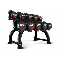 Premium сет из уретановых гантелей 32 - 40 kg UFC (32, 34, 36, 38, 40) 5 пар, 360 kg UFC-DBPU-8303