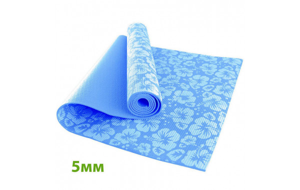 Коврик для йоги 173x61x0.5 см Sportex HKEM113-05-BLUE, Голубой 600_380