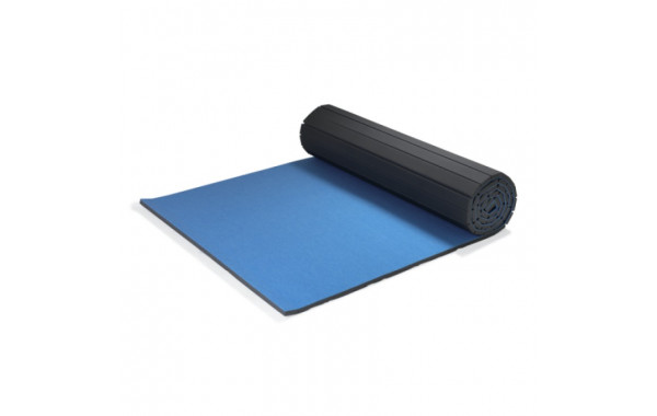 Мат сворачиваемый SPIETH Gymnastics Flexiroll 20х2 м, 40 мм толщиной, цвет-синий 3900303 600_380