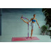 Коврик для йоги 185x68x0,4 см Inex Yoga PU Mat полиуретан c гравировкой PUMAT-162 розовый 75_75
