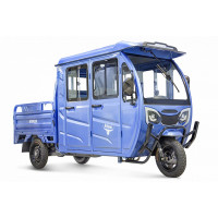 Грузовой электротрицикл RuTrike Рейс 1300 60V1200W 024458-2740 темно-синий матовый