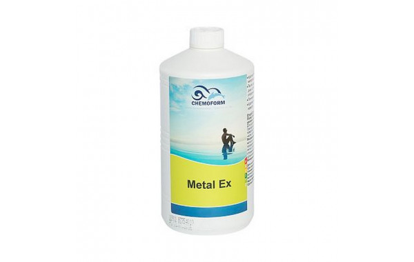METALL-EX 1кг бутылка, жидкое средство для удаления солей металлов и отложений Chemoform 1091001 600_380