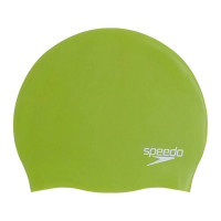 Шапочка для плавания Speedo Plain Molded Silicone Cap 8-70984G760 зеленый