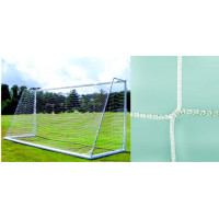 Сетка для футбольных ворот нить 3,5 мм, безузловая, 100х100 мм ПрофСетка 1135-03 пара