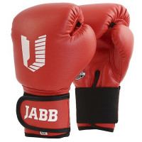 Перчатки боксерские (иск.кожа) 6ун Jabb JE-2021A/Basic Jr 21A красный