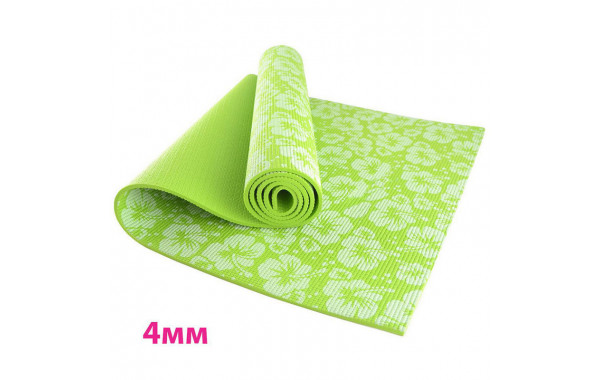Коврик для йоги Sportex HKEM113-04-GREEN, Зеленый 600_380