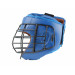 Шлем для рукопашного боя с защитной маской (иск.кожа) Jabb JE-6012, синий, размер 75_75