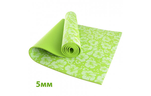 Коврик для йоги Sportex HKEM113-05-GREEN, Зеленый 600_380