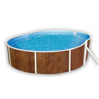 Морозоустойчивый бассейн Azuro 404DL, овальный 5,5х3,7х1,2 м Premium