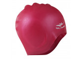 Шапочка для плавания силиконовая анатомическая (бордовая) Sportex E41554