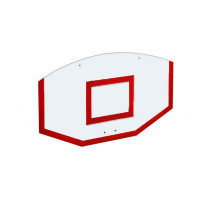 Щит стритбольный 120х75 оргстекло (разметка красная) Dinamika ZSO-002111