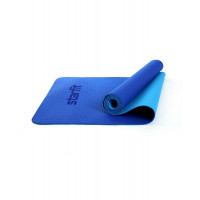 Коврик для йоги и фитнеса Core 173x61x0,4 см Star Fit FM-201 темно-синий\синий