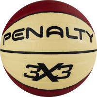Мяч баскетбольный Penalty Bola Basquete 3X3 PRO IX ,5113134340-U, р.6, ПУ, бутил. камера, красно-беж.