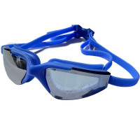 Очки для плавания Sportex взрослые, зеркальные E38879-1 синий