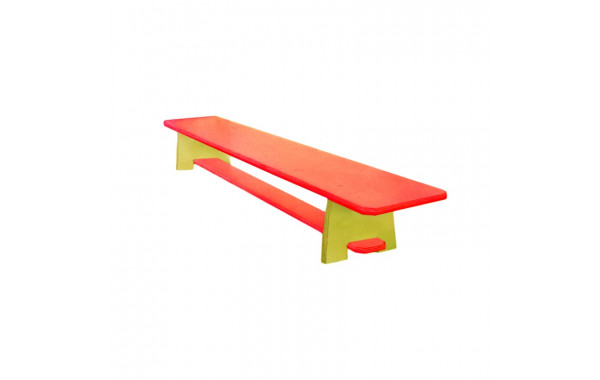 Скамейка для детского сада цветная 1300 мм Dinamika ZSO-002334 600_380