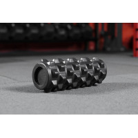 Роллер массажный YouSteel Grid foam roller 330x127мм, черный