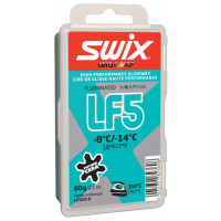 Парафин низкофтористый Swix LF5X Turquoise (-8°С -14°С) 60 г. LF05X-6