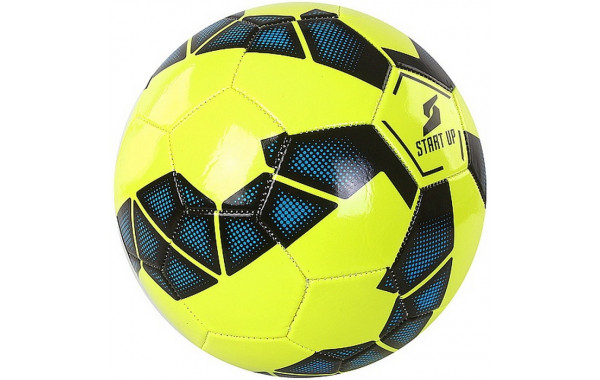 Мяч футбольный для отдыха Start Up E5131 лайм/черный р.5 600_380