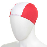 Шапочка для плавания Fashy Polyester Cap детская 3236-00-15 полиэстер, бело-красная