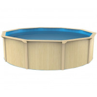 Морозоустойчивый бассейн круглый 460x130см Poolmagic Wood Basic